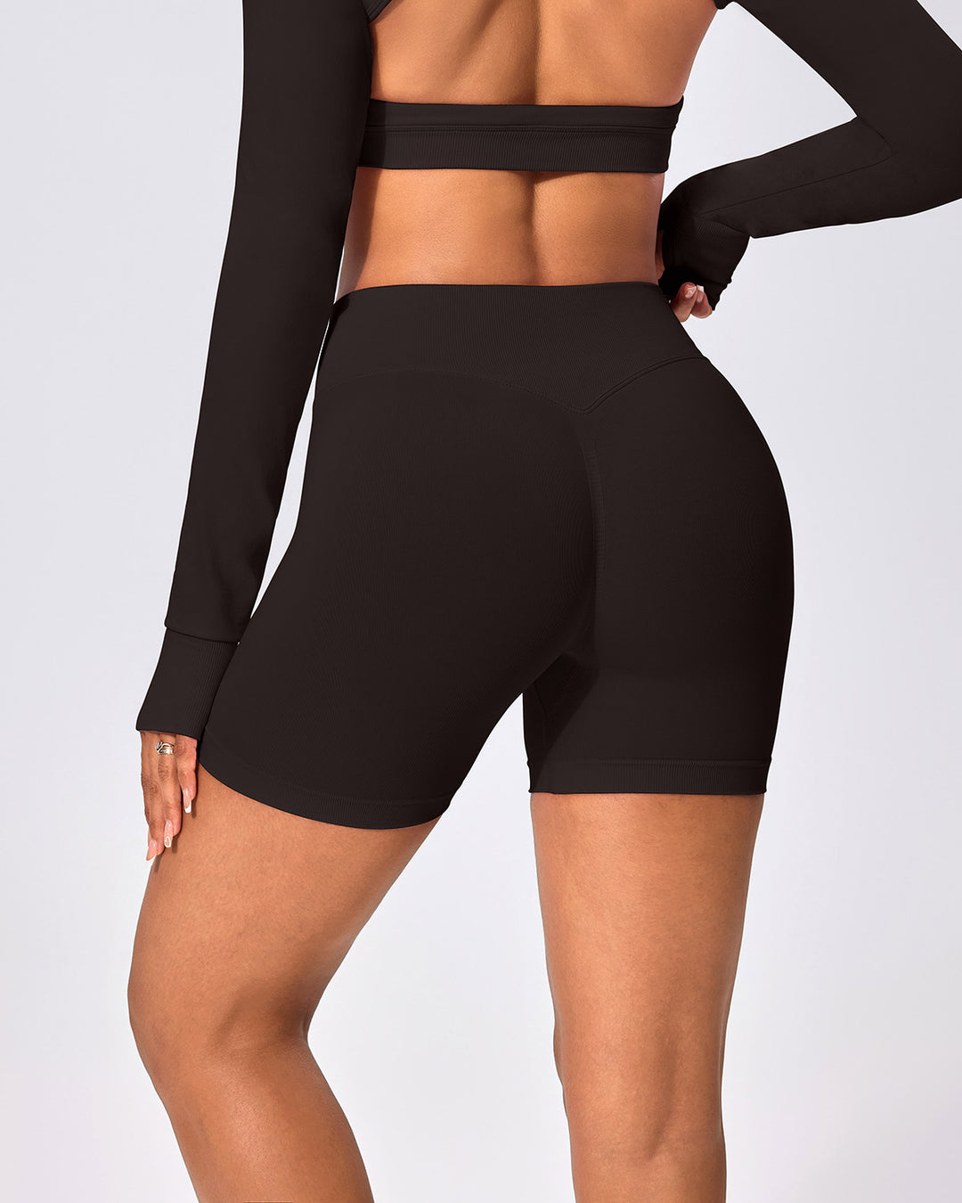 Zenobia Seamless Shorts - Brown