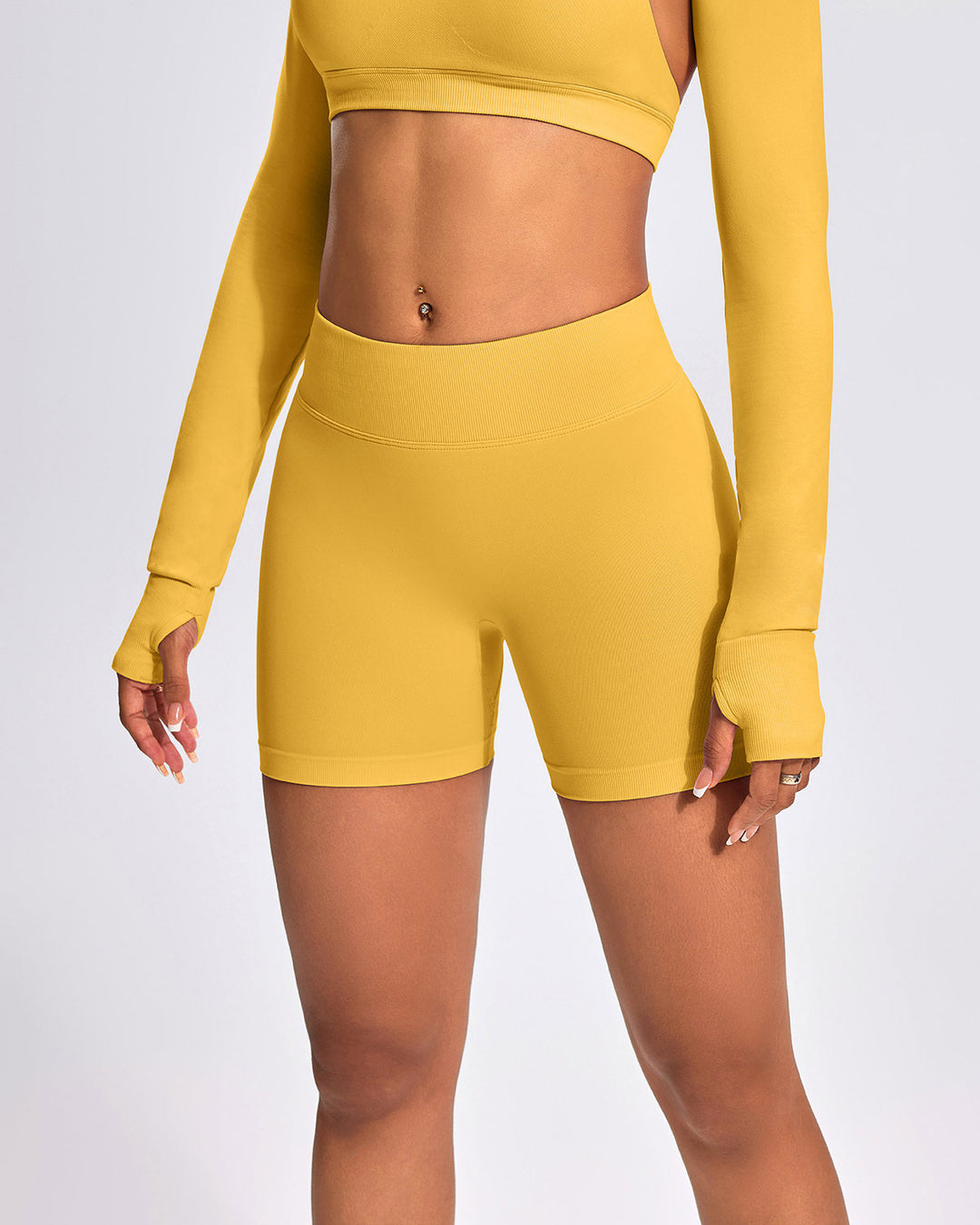 Zenobia Seamless Shorts - Marigold