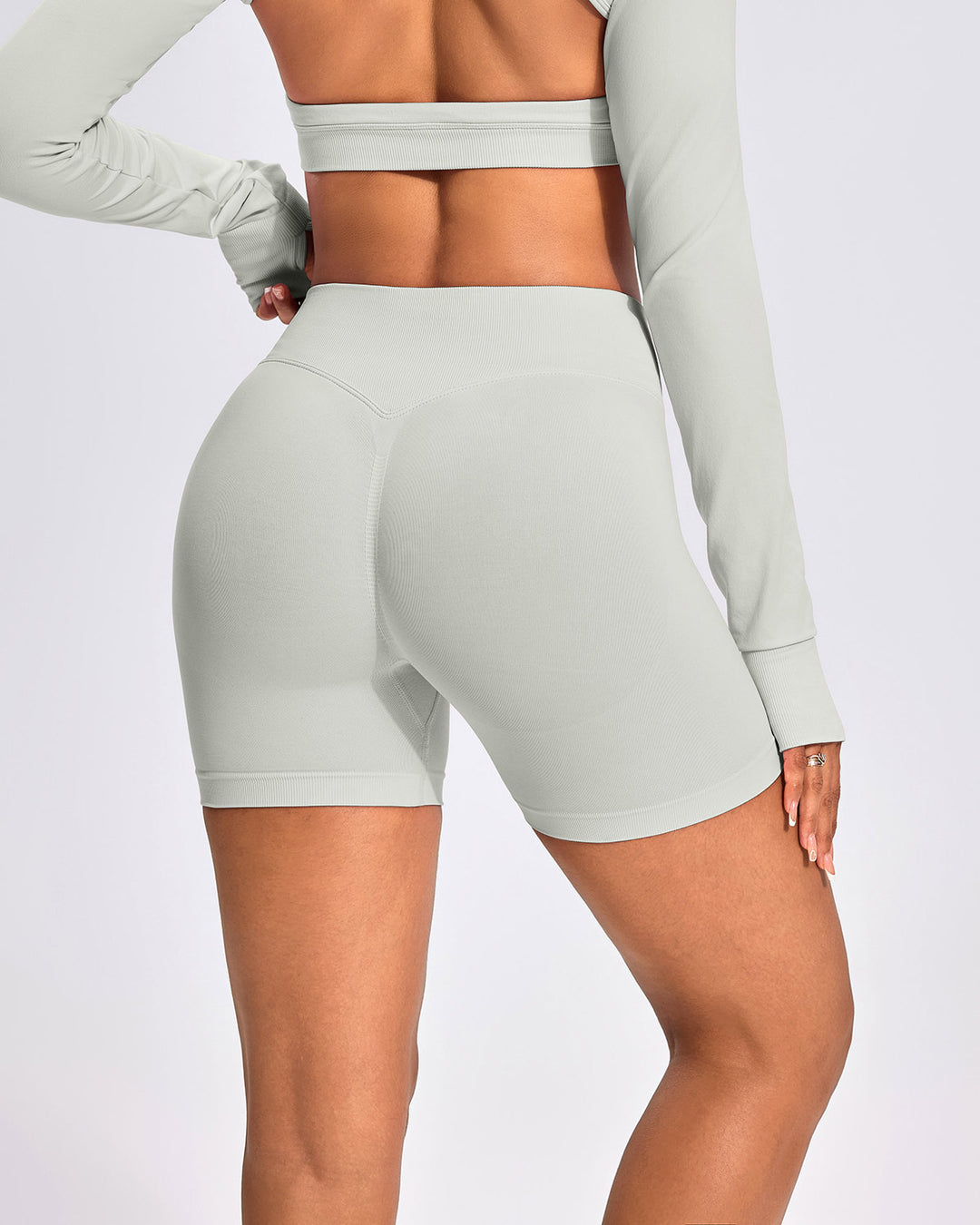Zenobia Seamless Shorts - Stone