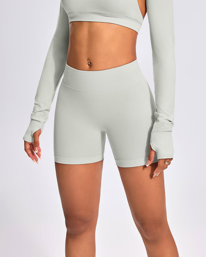 Zenobia Seamless Shorts - Stone