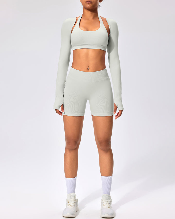Zenobia Seamless Shorts - Stone