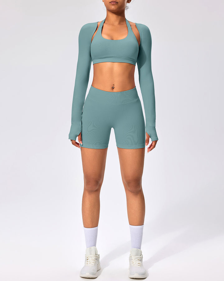 Zenobia Seamless Shorts - Teal