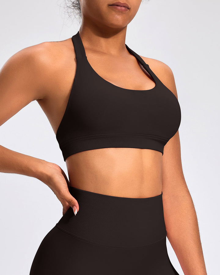 Zenobia Sports Bra - Brown