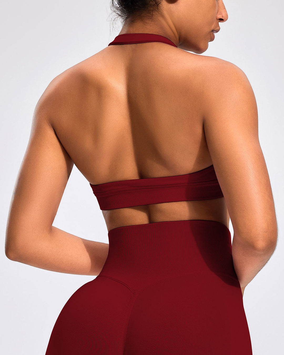 Zenobia Sports Bra - Crimson