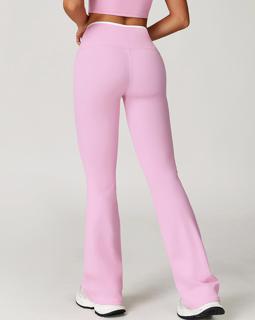 Zephyrine Flare Leggings - Pink