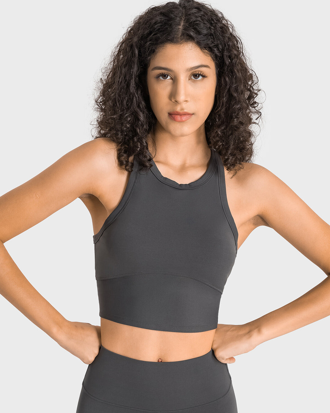 Allison Sports Bra - Grey