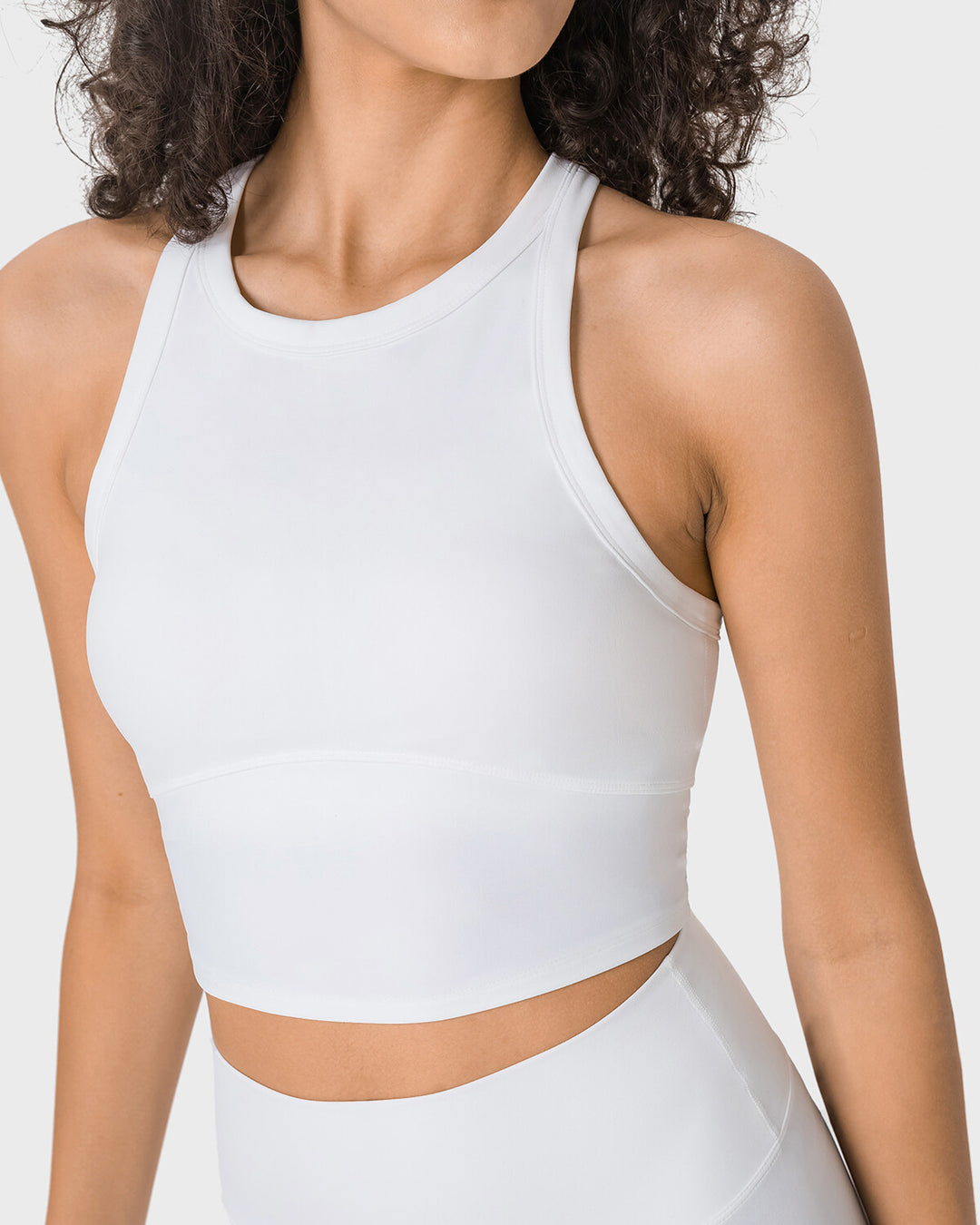 Allison Sports Bra - White