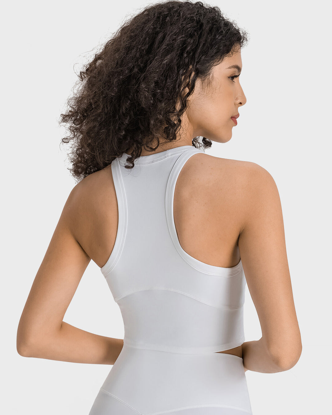 Allison Sports Bra - White