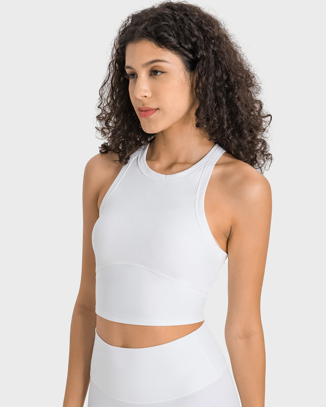 Allison Sports Bra - White