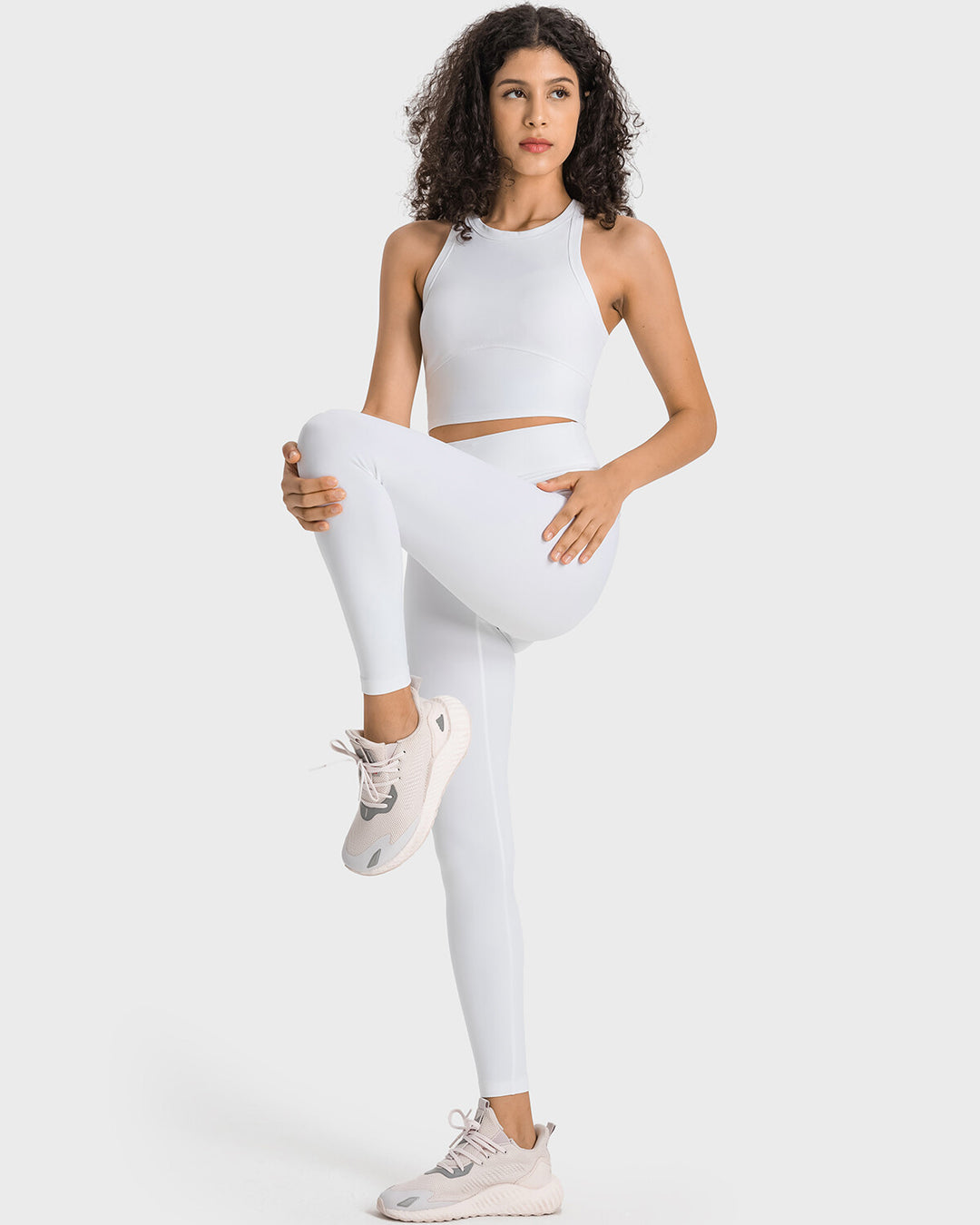 Allison Sports Bra - White