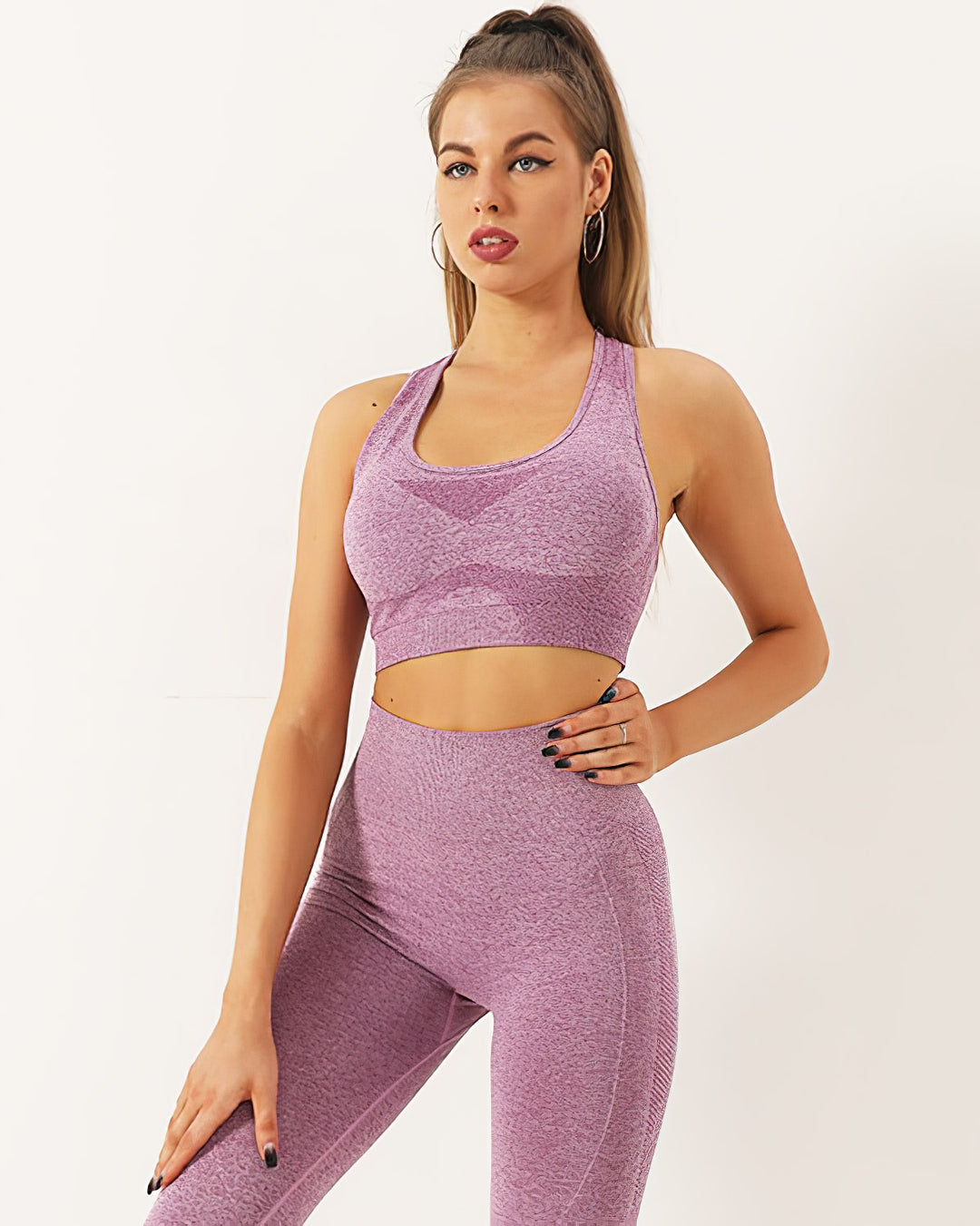 Charlotte Sports Bra - Purple