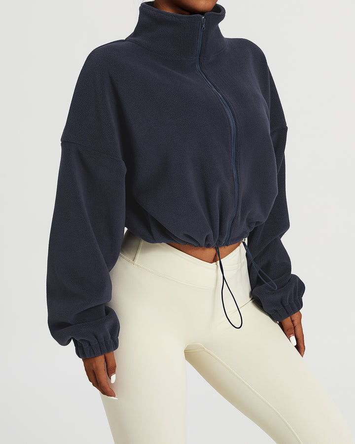 Ellie Crop Pullover - Blue
