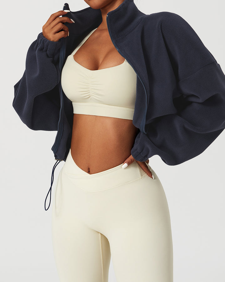 Ellie Crop Pullover - Blue