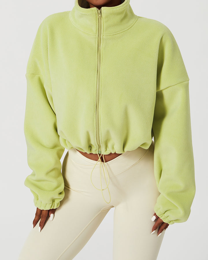 Ellie Crop Pullover - Green