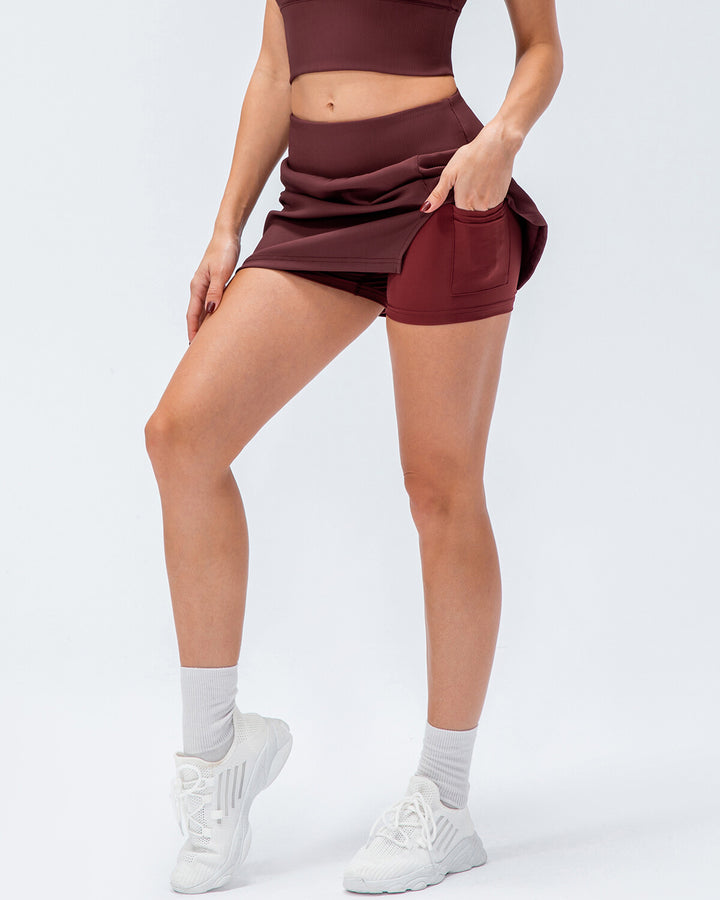 Eloise Skirt - Maroon
