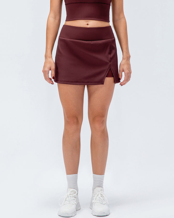 Eloise Skirt - Maroon