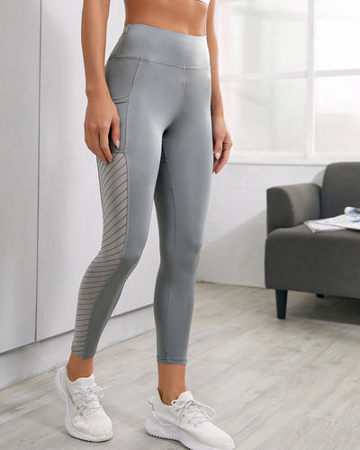 Evelyn Pocket Leggings - Grey