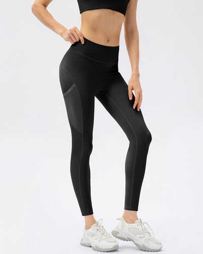 Iris Seamless Pocket Leggings - Black