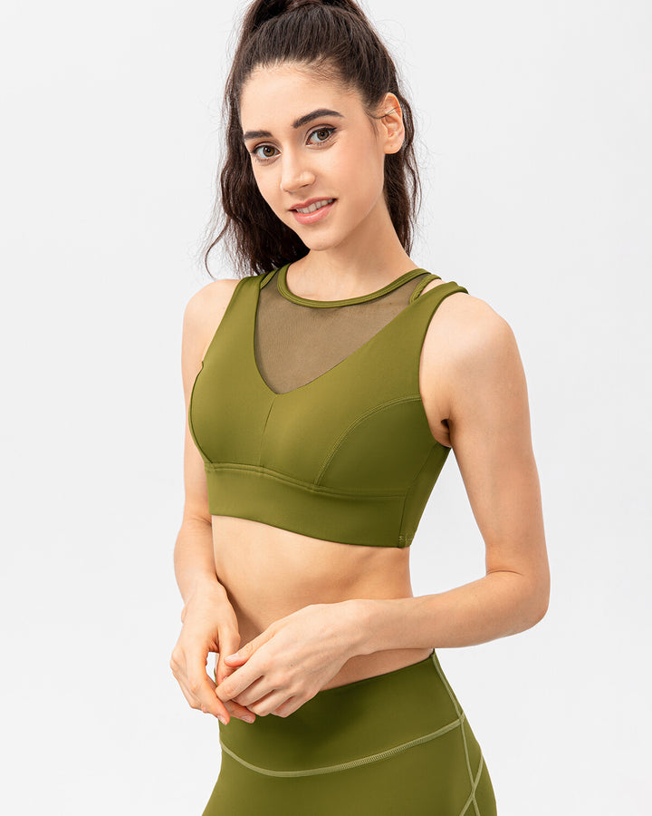 Iris Sports Bra - Green