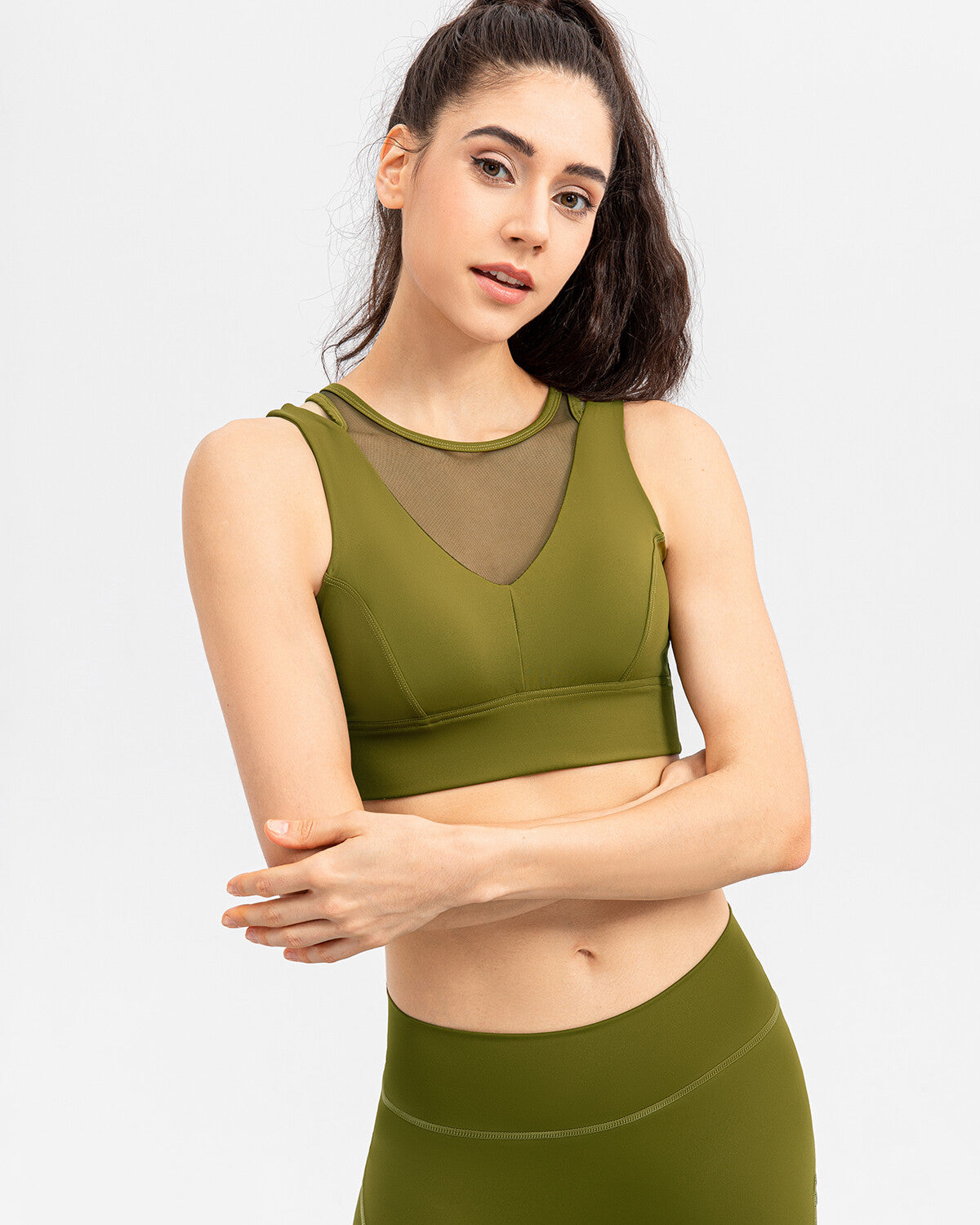 Iris Sports Bra - Green