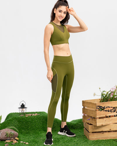 Iris Sports Bra - Green