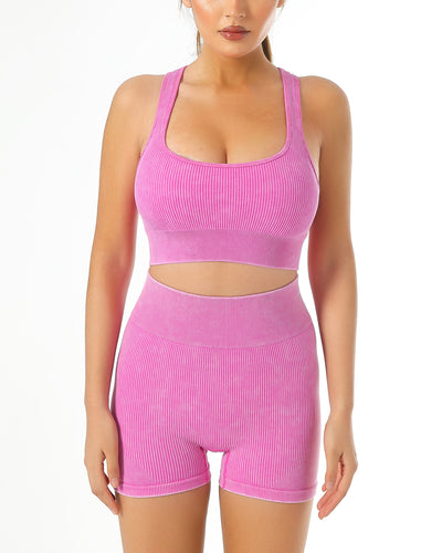 Isabella Seamless Shorts - Pink