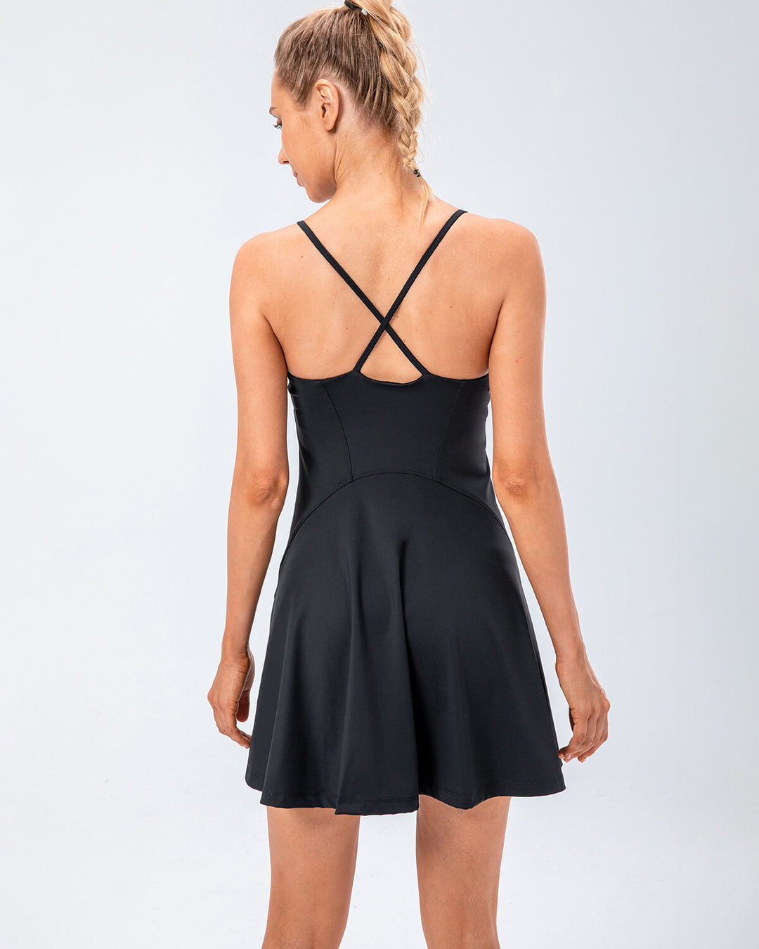 Margaret Athletic Dress - Black