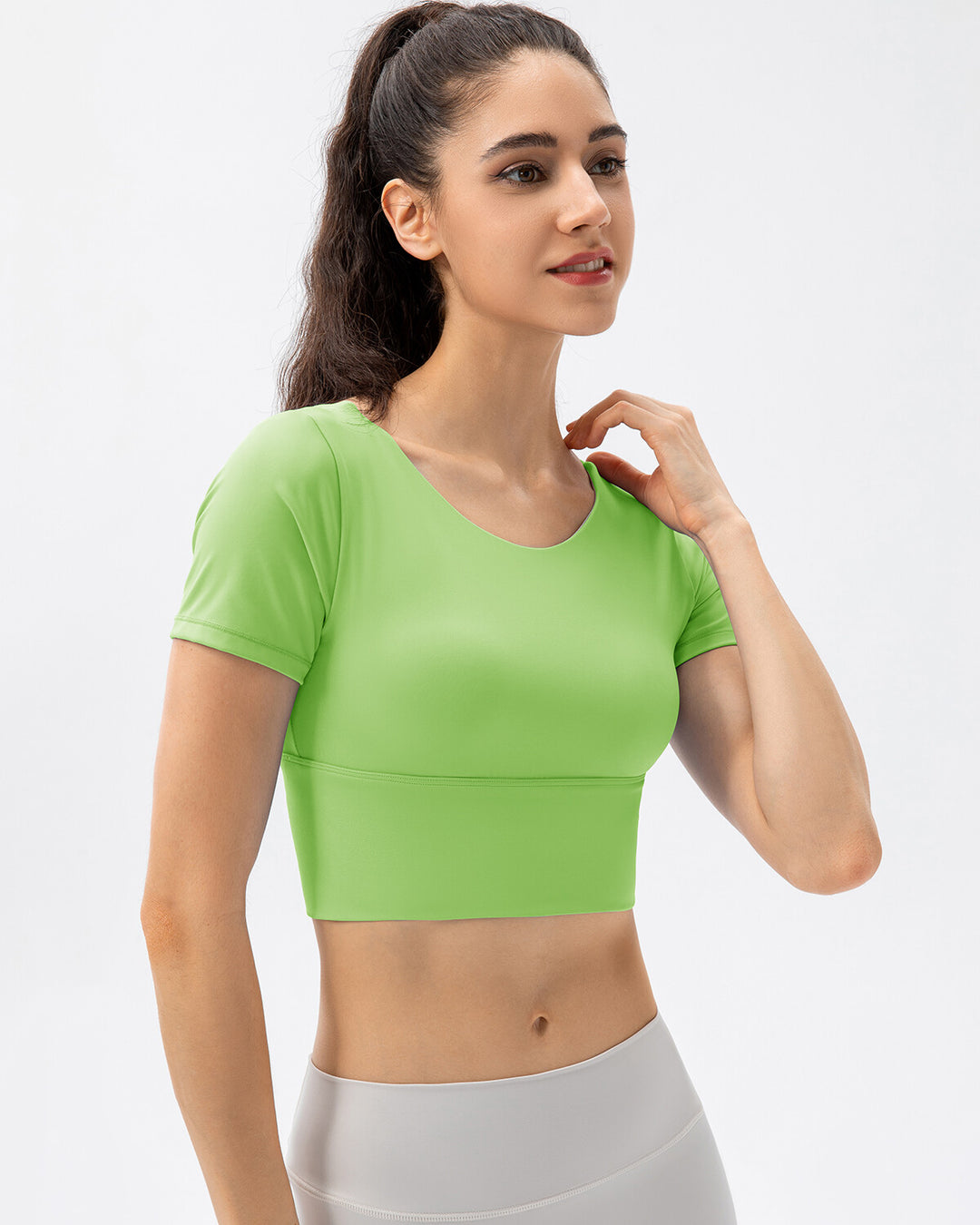Raelyn Crop Top - Green