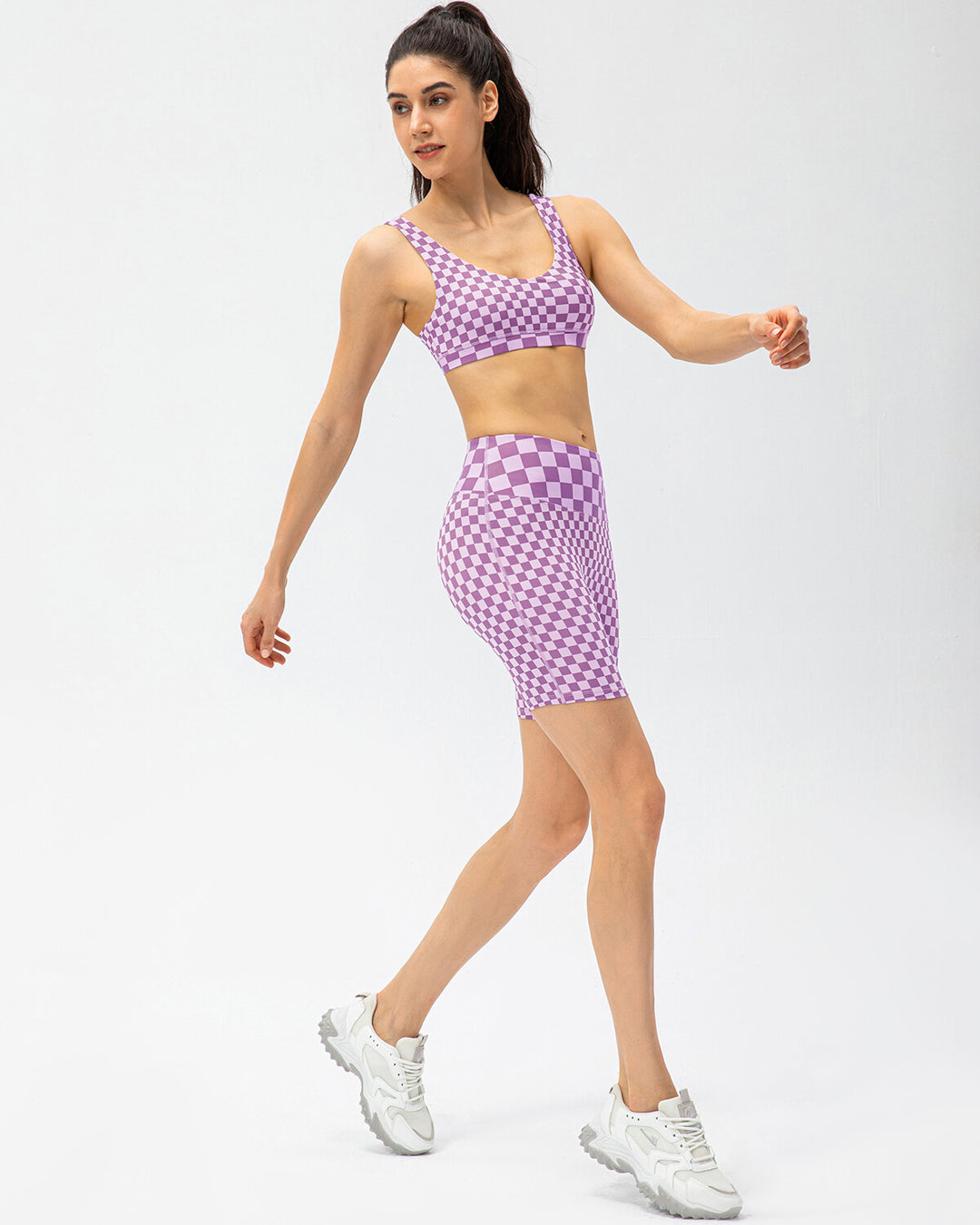 Rylee Seamless Shorts - Purple