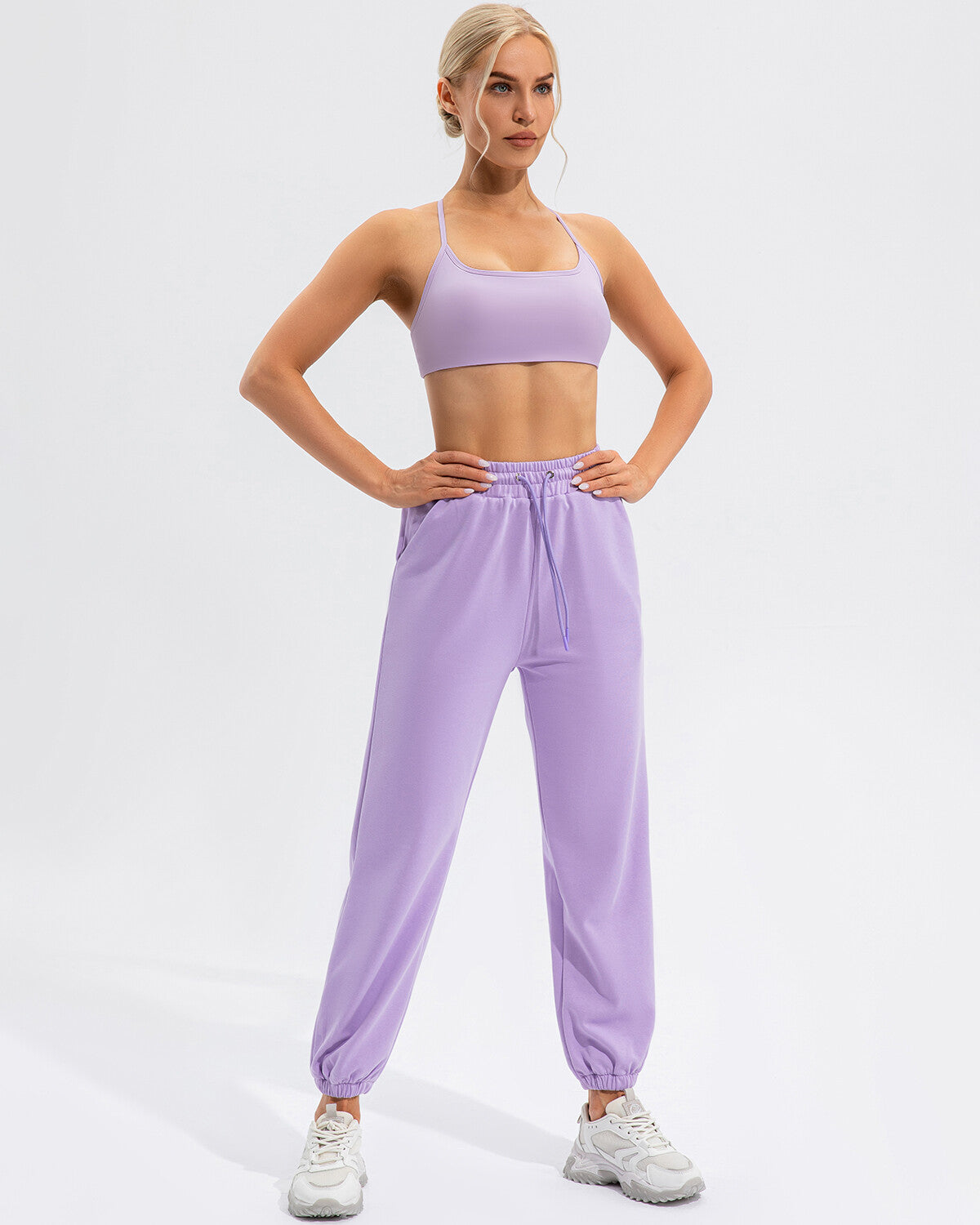 Sophie Relaxed Fit Jogger - Purple
