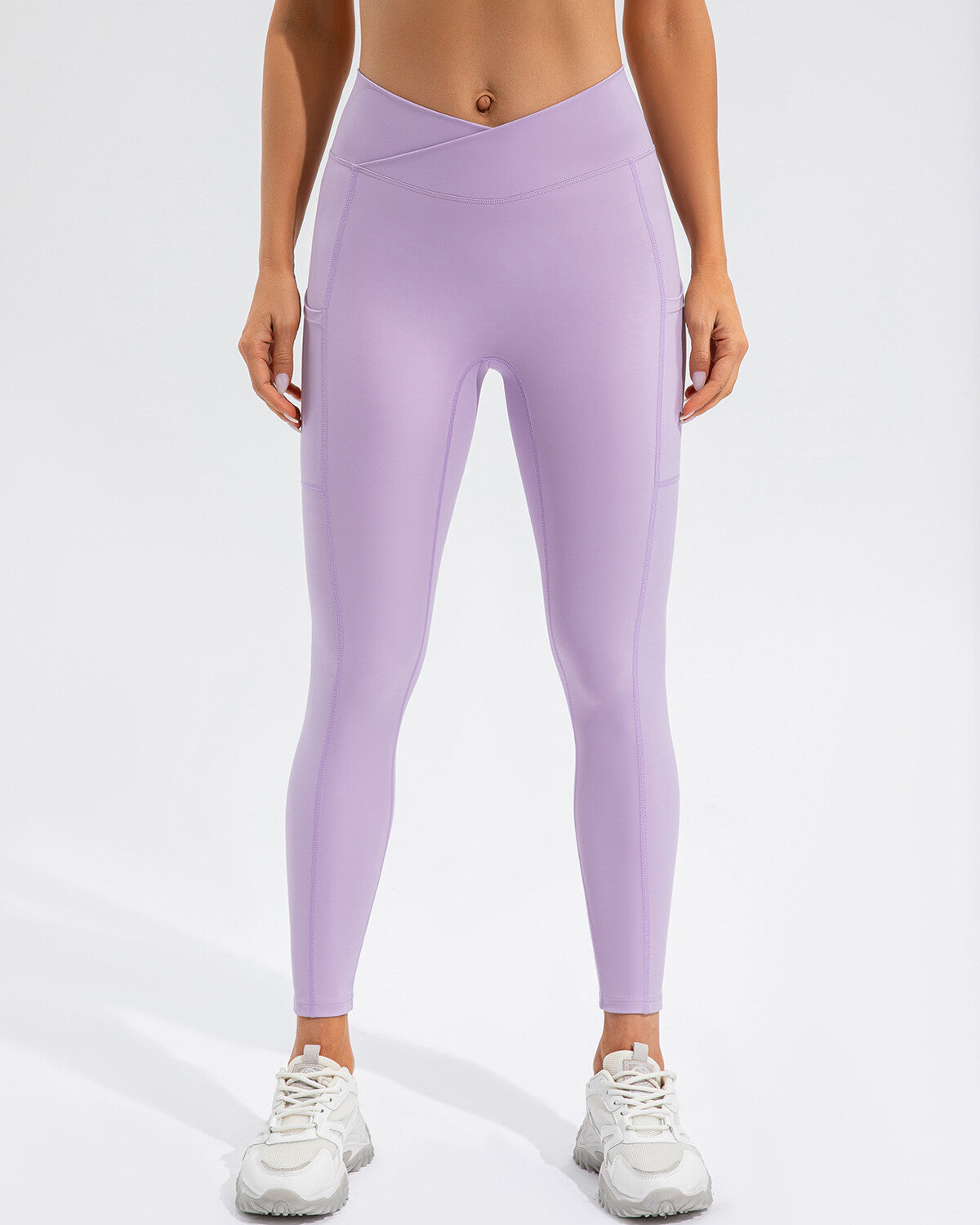 Sophie Scrunch Pocket Leggings - Purple