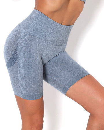 Amplify Scrunch Seamless Shorts - Blue – Amelia Activewear