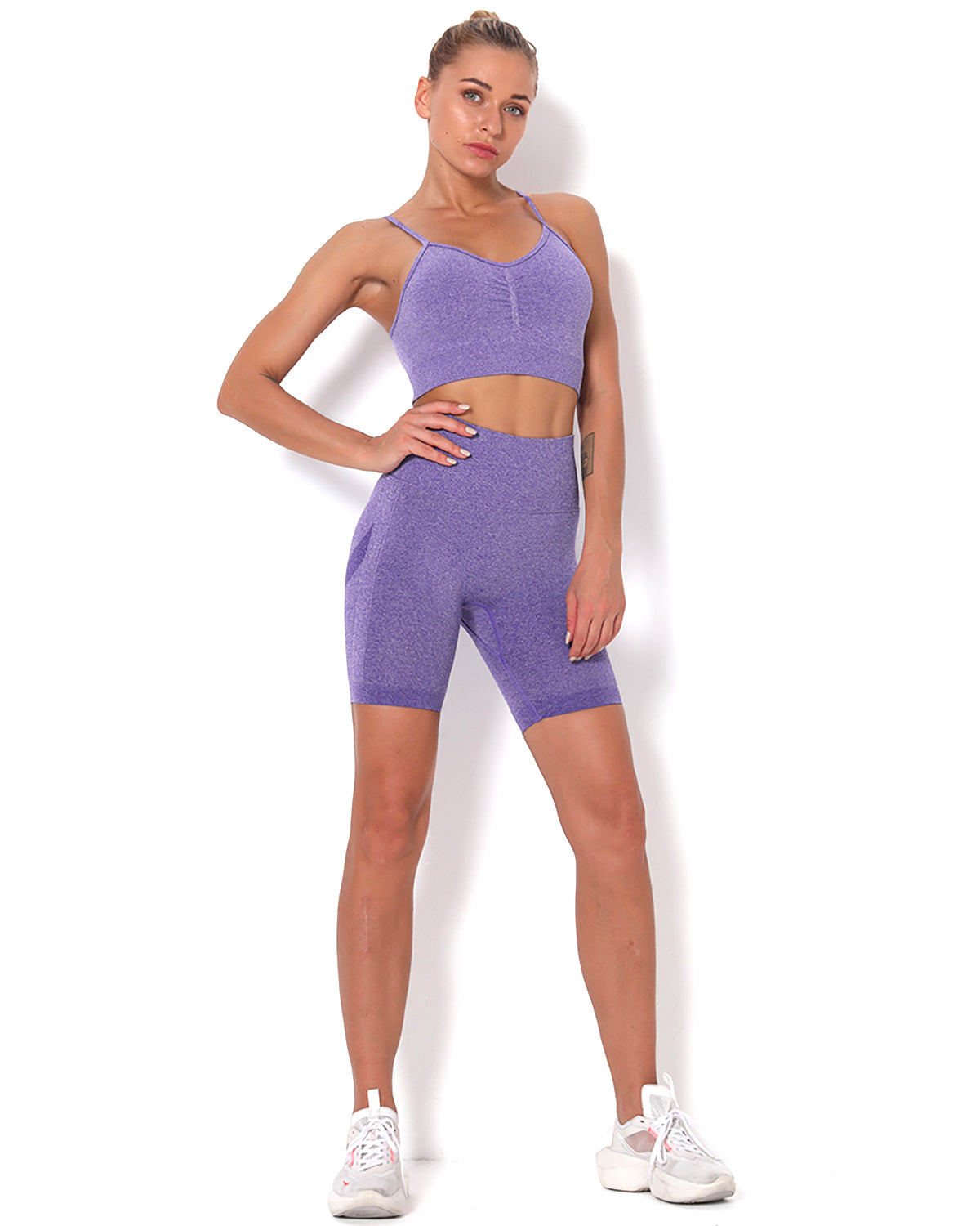 Amplify Scrunch Seamless Shorts - Purple