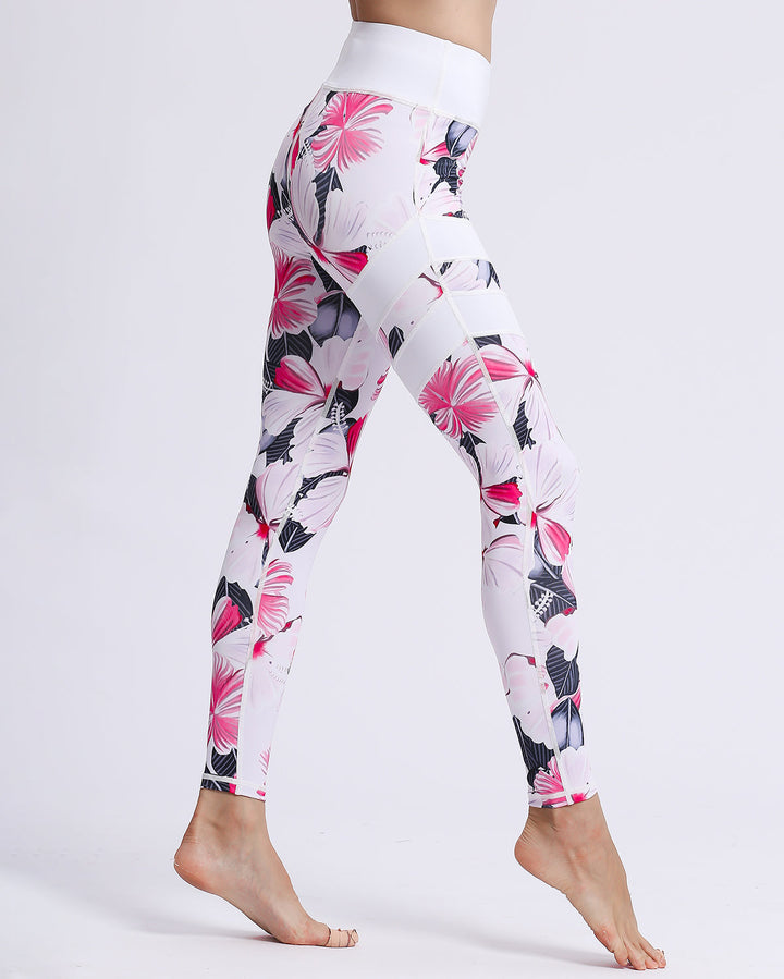 Dolce Flora Leggings - Hibiscus