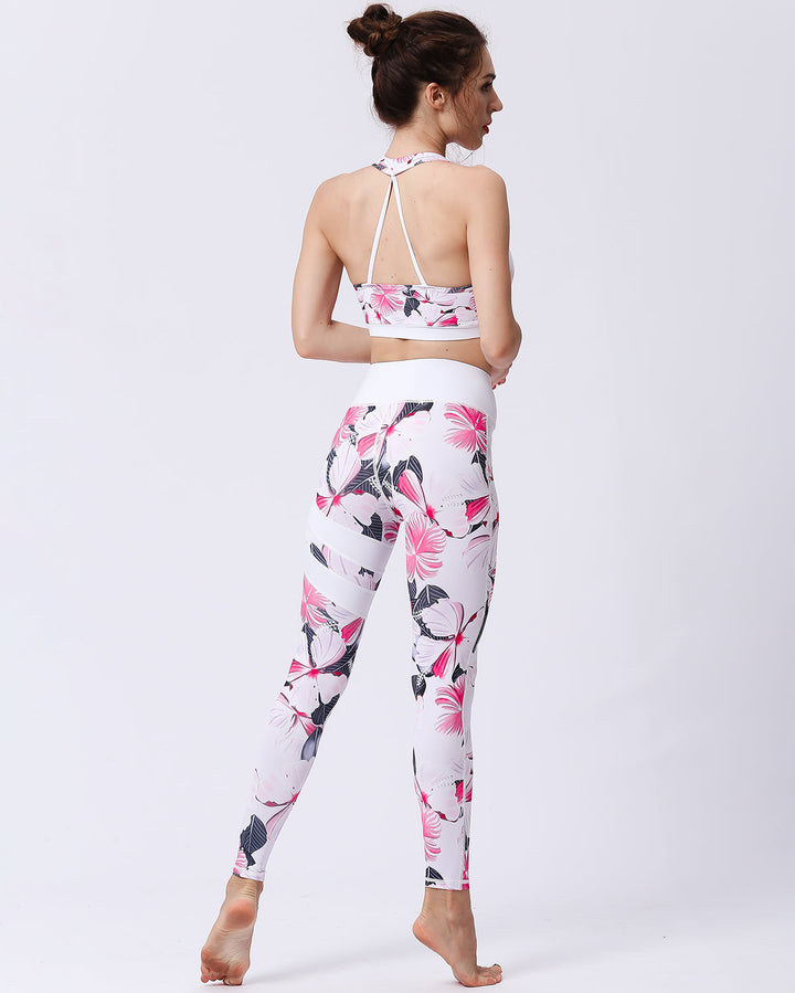 Dolce Flora Leggings - Hibiscus