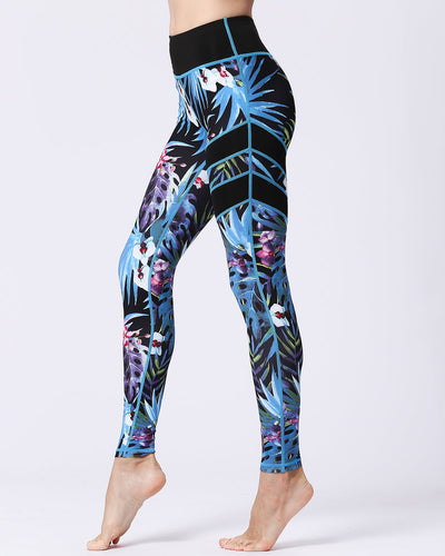 Dolce Flora Leggings - Night Lily