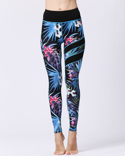 Dolce Flora Leggings - Night Lily
