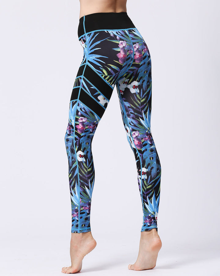 Dolce Flora Leggings - Night Lily