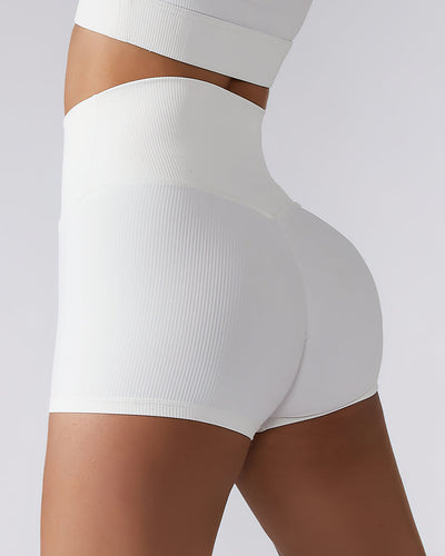 Eryn Seamless Shorts - White