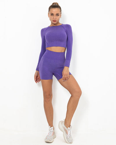 Felicity Seamless Shorts - Purple