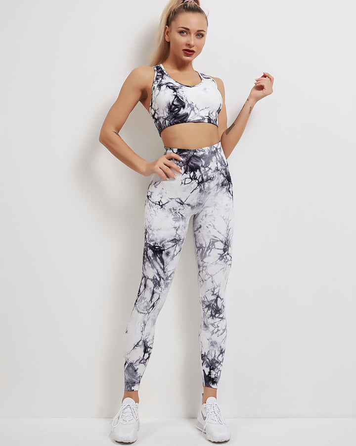 Fojo Dye Sports Bra - White