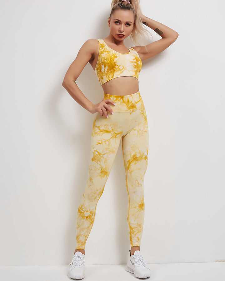 Fojo Dye Sports Bra - Yellow