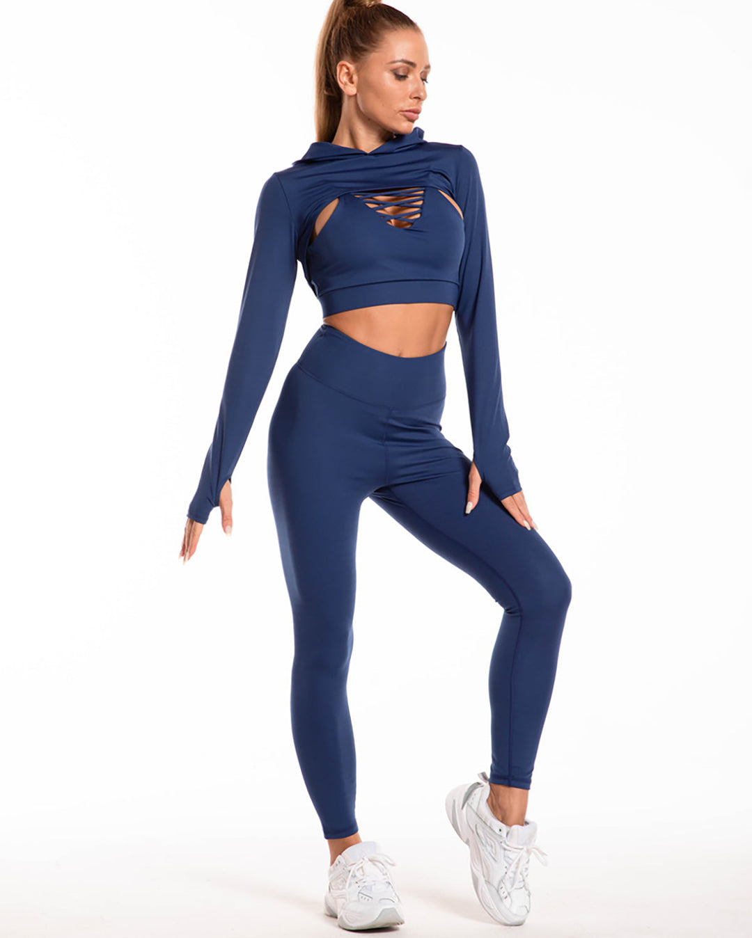 Gizus Scrunch Capri - Blue