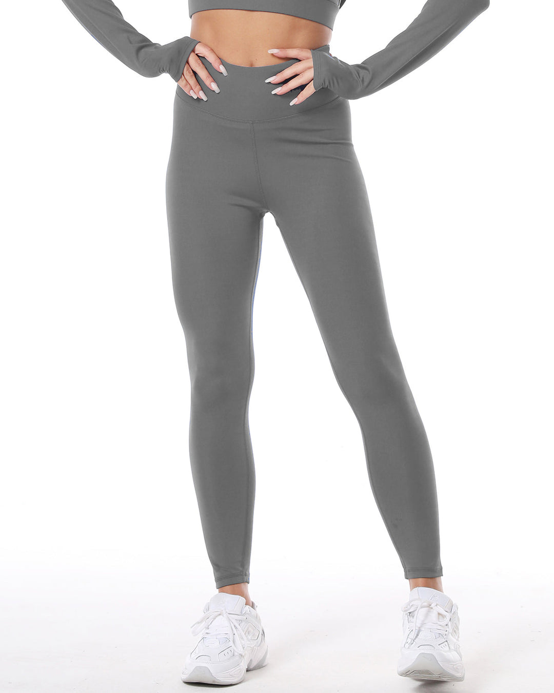 Gizus Scrunch Capri - Grey