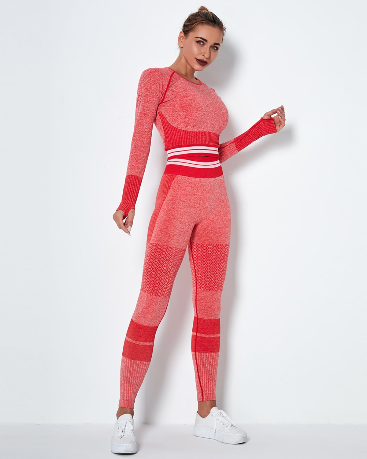 Imperia Seamless Long Sleeve - Red