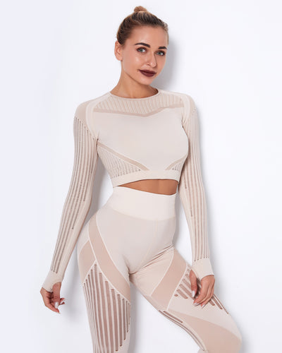 Alexa Double Layer Sports Bra - White – Amelia Activewear