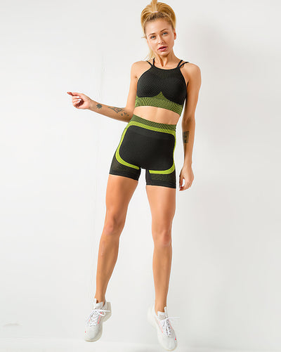 Olivia Seamless Shorts - Green