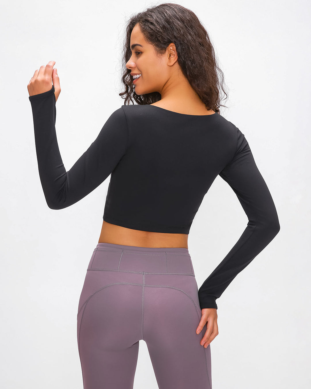 Perrie Crescent Long Sleeve - Black