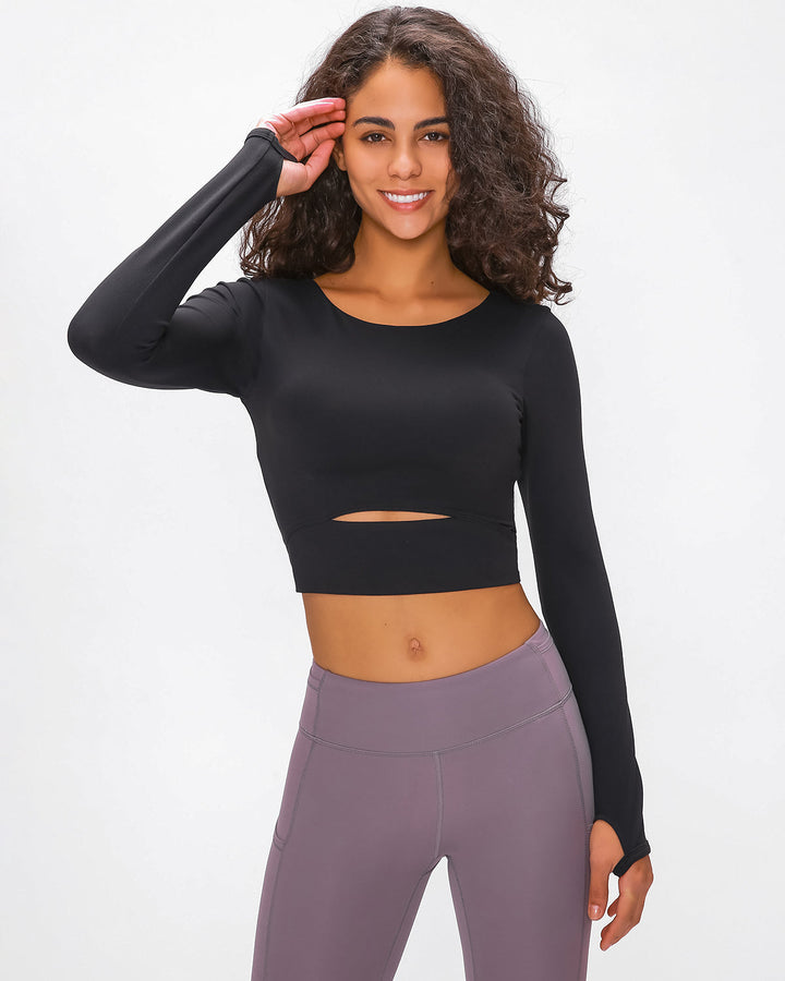Perrie Crescent Long Sleeve - Black