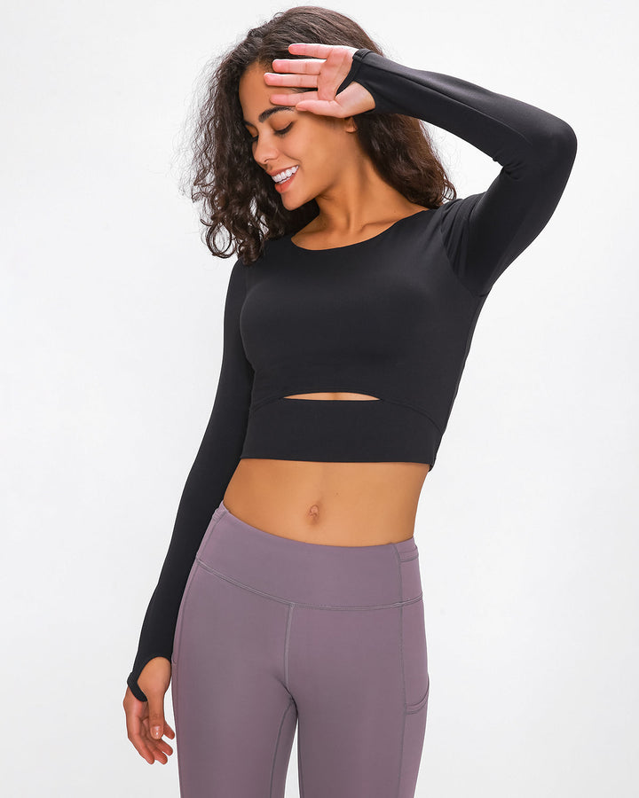 Perrie Crescent Long Sleeve - Black